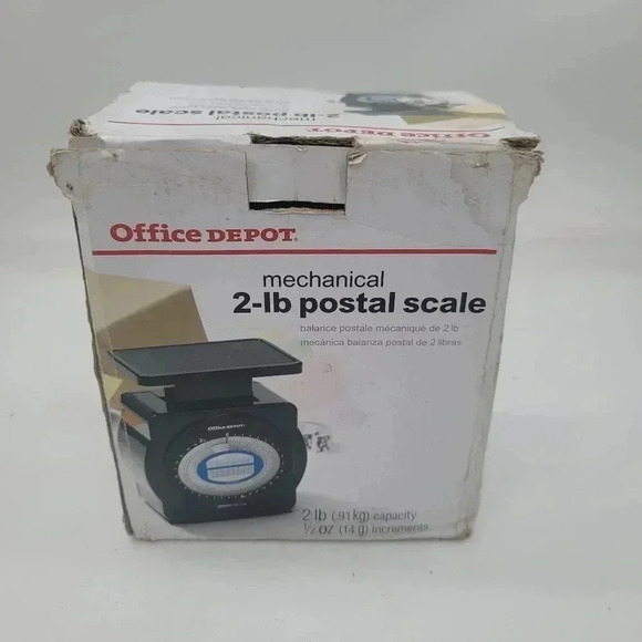 Office Depot 2 LB Mechanical Post Office Scale 1/2 Ounce Increments Postal Mail - Picture 6 of 10